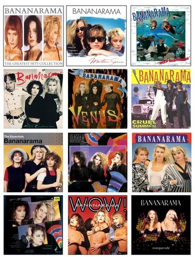 Bananarama album covers set - bananarama,