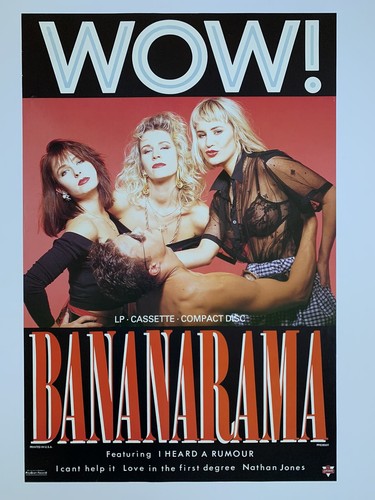 Bananarama originale 1987 wow - bananarama,
