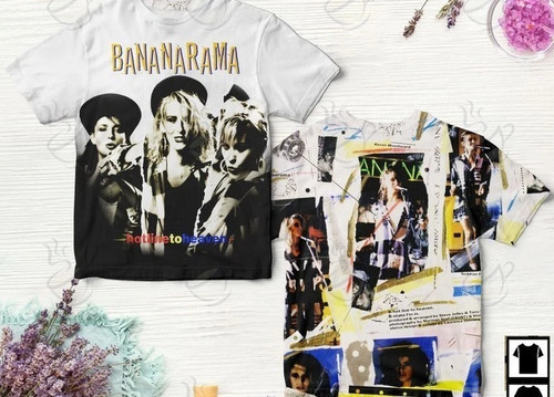 Camicia bananarama band stampa - bananarama,