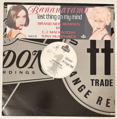 Bananarama last thing on - last,